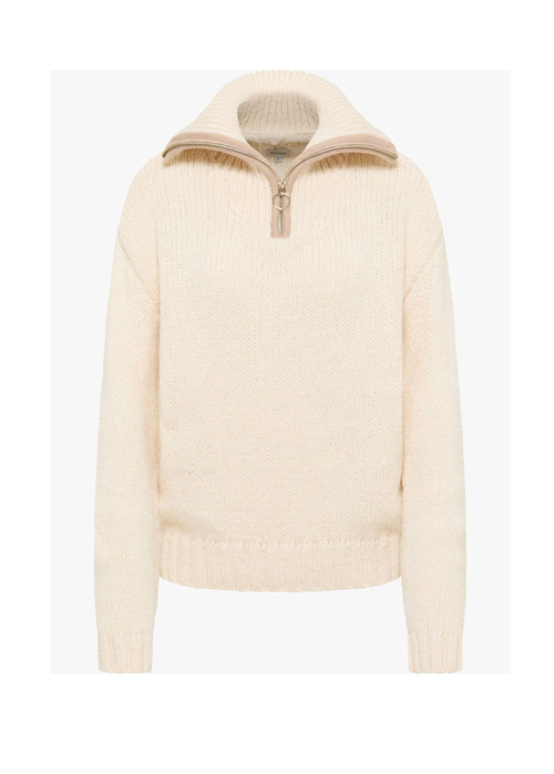 Damski Sweter Mustang Style Madera Whisper White - 1017105-2013