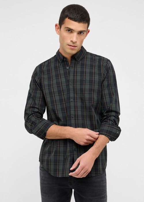 Meska Koszula Materialowe Mustang Chester Multi Check Black - 1017199-12813