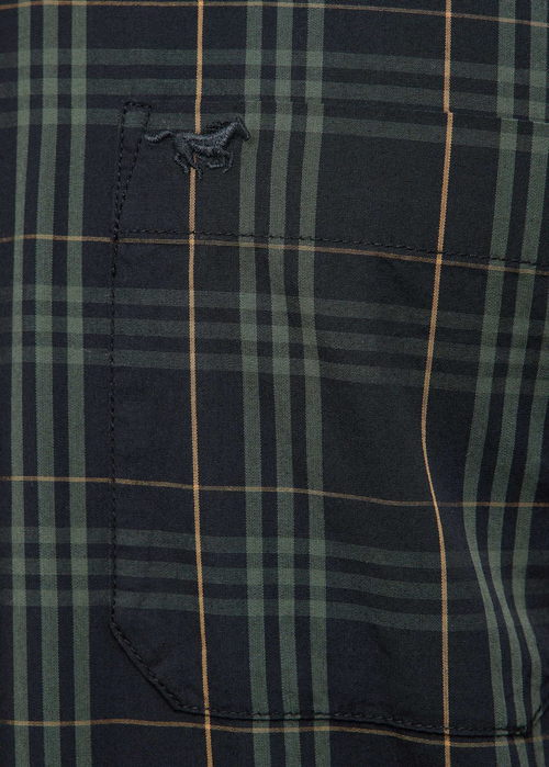 Meska Koszula Materialowe Mustang Chester Multi Check Black - 1017199-12813