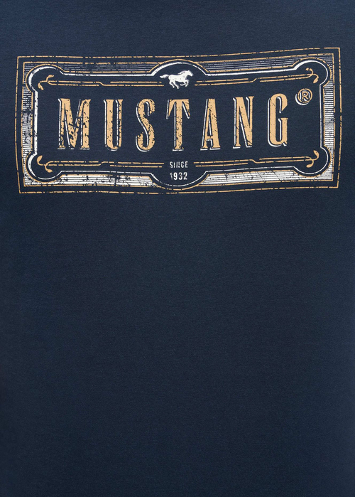 Meski T Shirt Mustang Austin Dark Sapphire - 1017127-4136