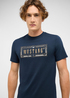 Meski T Shirt Mustang Austin Dark Sapphire - 1017127-4136