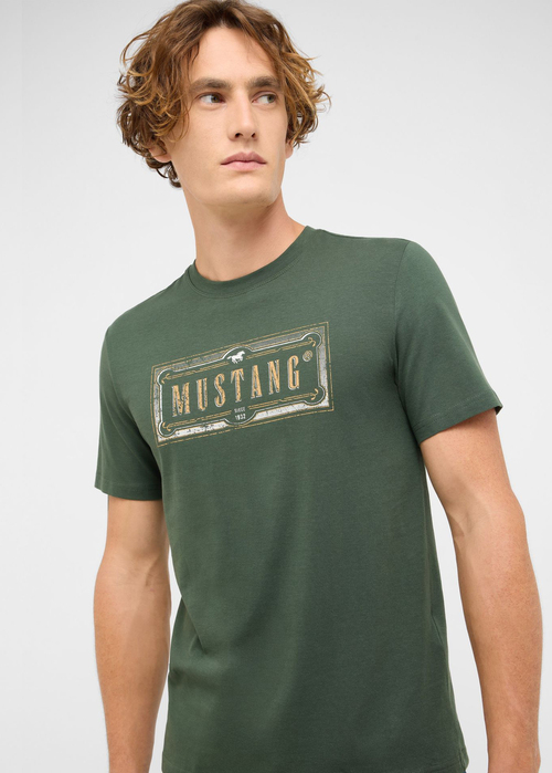 Meski T Shirt Mustang Austin Climbing Ivy - 1017127-6476