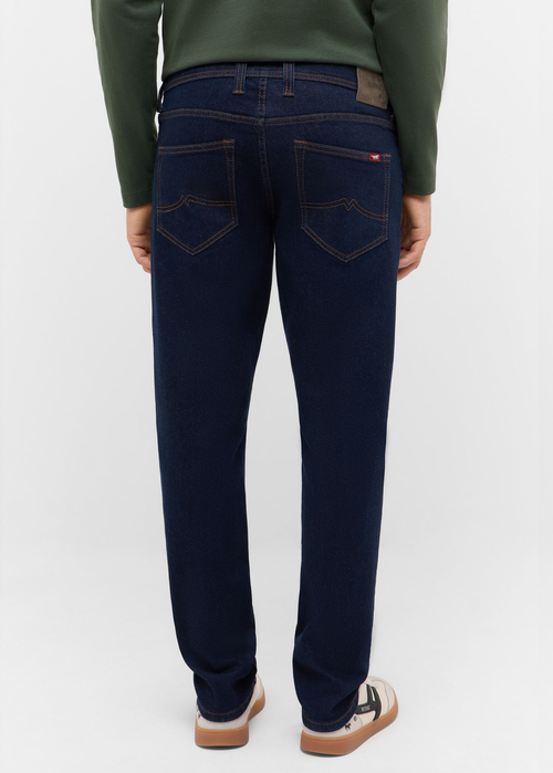 Meskie Spodnie Dzinsowe Mustang Oregon Slim Denim Blue - 1017220-5000-940