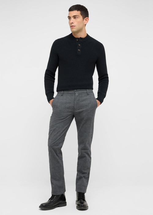 Meskie Spodnie Materialowe Mustang Tramper Chino Dobby Check - 1017240-10207