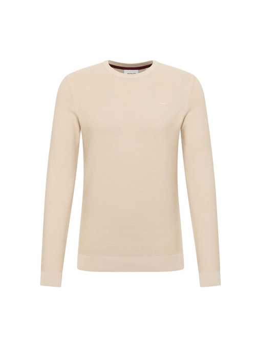 Meski Sweter Mustang Elliot Oatmeal - 1017148-4092