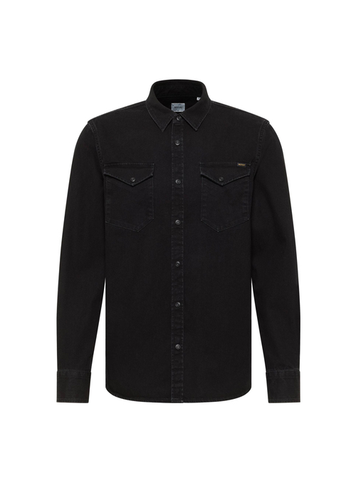 Mska Koszula Dinsowe Mustang Duver Jet Black - 1017190-4188