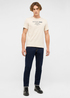 Meski T Shirt Mustang Austin Oatmeal - 1017133-4092