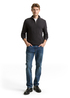 Meski Sweter Tom Tailor Cotton Troyer Knit Jumper Tarmac Grey - 1048813-10899