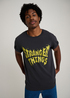 Meski T Shirt Wrangler Stranger Things Tee Washed Black - 112378547