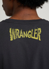 Meski T Shirt Wrangler Stranger Things Tee Washed Black - 112378547
