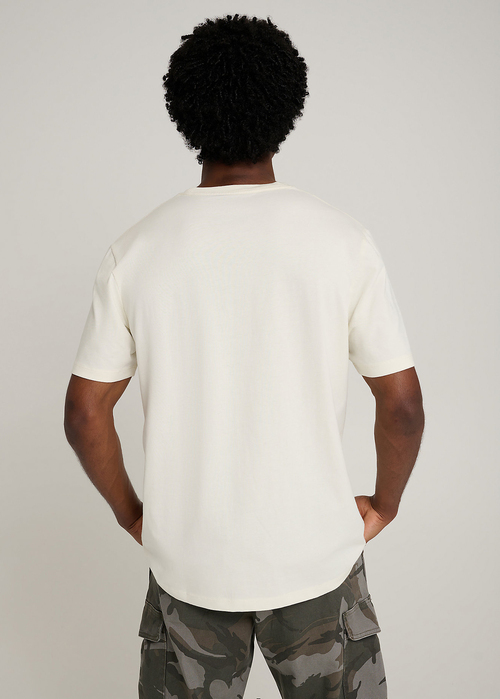 Meski T Shirt Wrangler X Stranger Things Hawkins High Tee Marshmallow - 112378555