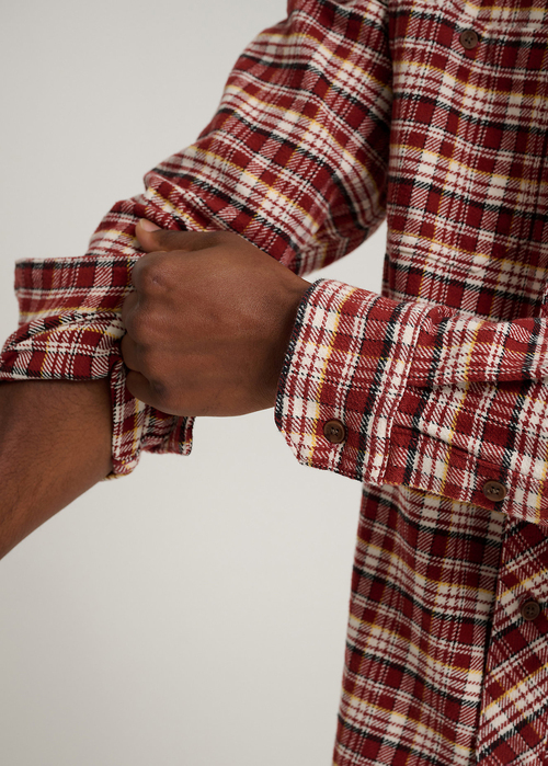 Meska Koszula Materialowe Wrangler X Stranger Things Will Shirt Fired Brick Check - 112378523