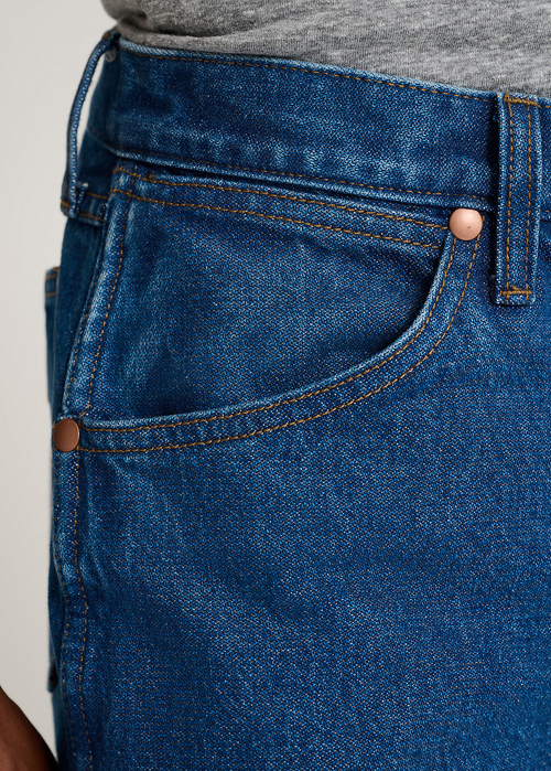 Mskie Spodnie Dinsowe Wrangler X Stranger Things 13mwz Wrangler Blue - 112378542