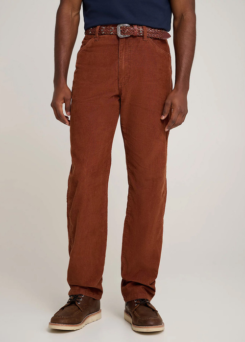 Mskie Spodnie Materiaowe Wrangler X Stranger Things 13mwz Brown - 112378541