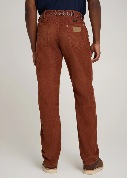 Meskie Spodnie Materialowe Wrangler X Stranger Things 13mwz Brown - 112378541