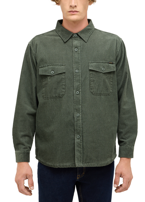 Meska Koszula Materialowe Mustang Branson Climbing Ivy - 1017198-6476