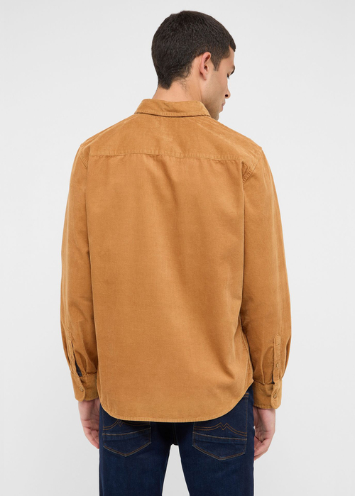 Meska Koszula Materialowe Mustang Iowa Chipmunk - 1017202-3125