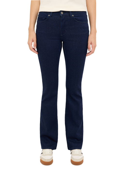 Damskie Spodnie Dzinsowe Mustang Shelby Slim Boot Denim Blue - 1017166-5000-841