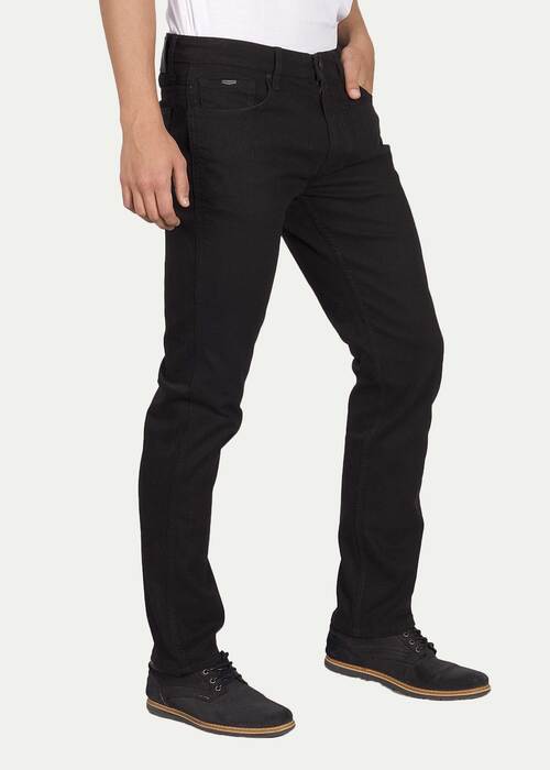 Meskie Spodnie Dzinsowe Cross Jeans Greg Black 017 - C-132-017