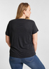 Damski T Shirt Lee V Neck Tee Black - L41JEN01