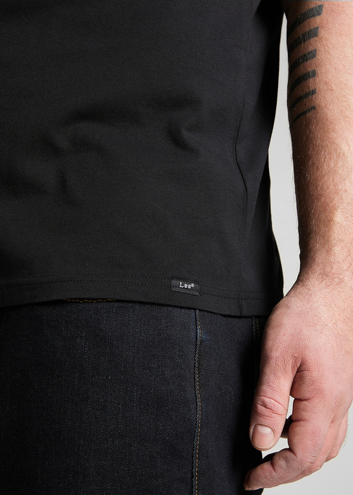 Meski T Shirt Lee Twin Pack Crew Tee Black - L680CM01