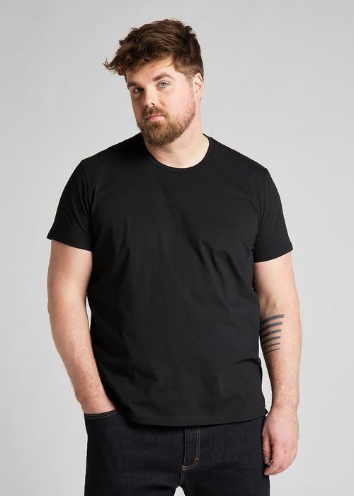 Meski T Shirt Lee Twin Pack Crew Tee Black - L680CM01
