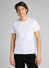 Meski T Shirt Lee Twin Pack Crew Tee White - L680CM12