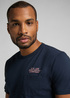 Meski T Shirt Lee Poster Tee Navy - L63EFE35