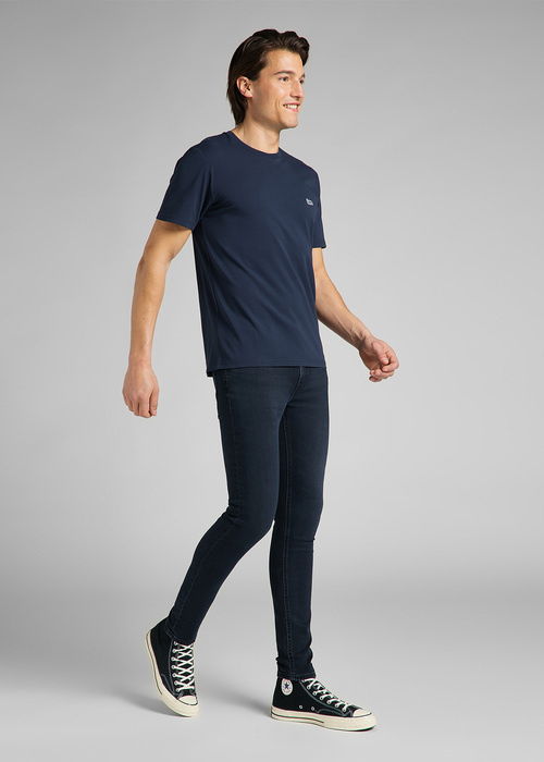 Meski T Shirt Lee Patch Logo Tee Navy - L60UFQ35