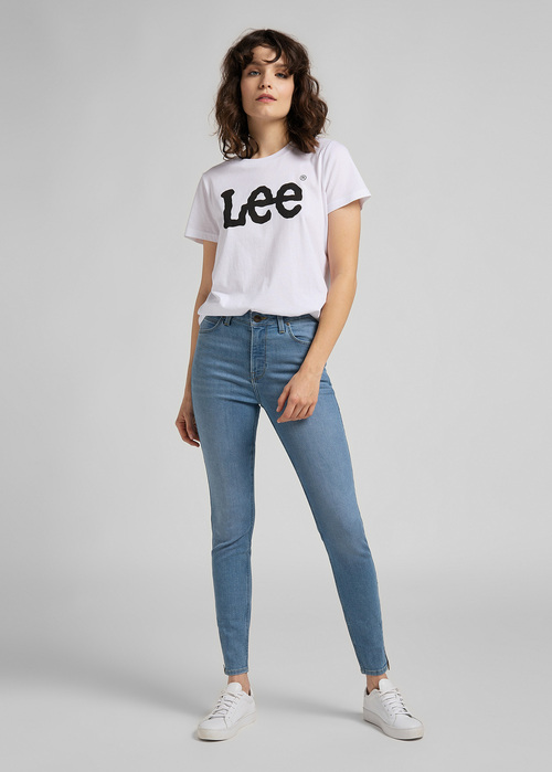 Lee Logo Tee White - L42UER12