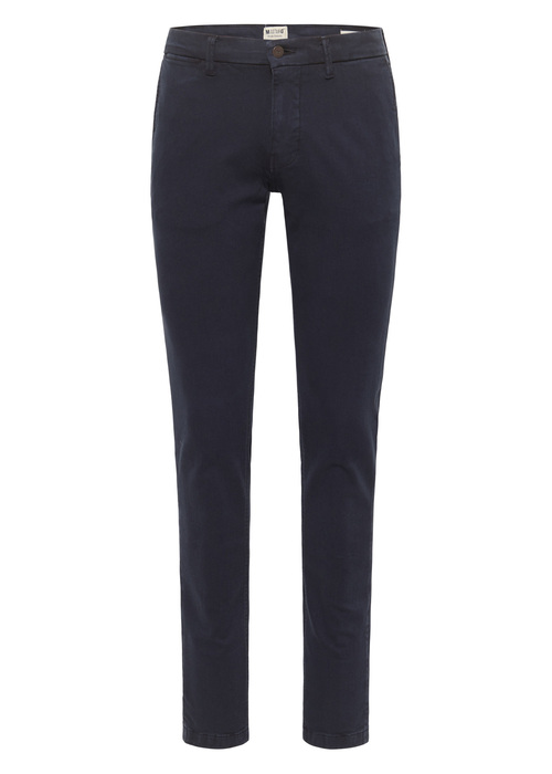 Meskie Spodnie Materialowe Mustang Beflex Chino Dark Sapphire - 1011985-4136