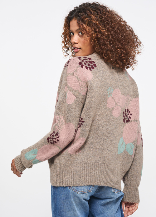 Damski Sweter Mustang Carla C Jacquard Berlin Jacquard - 1013098-12374