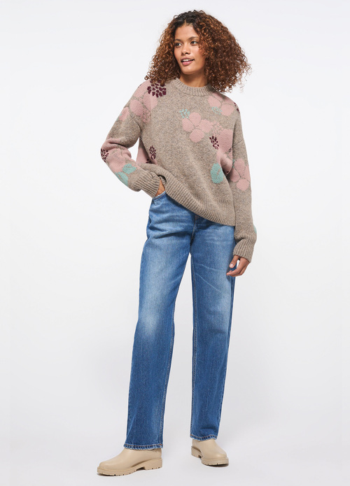 Damski Sweter Mustang Carla C Jacquard Berlin Jacquard - 1013098-12374