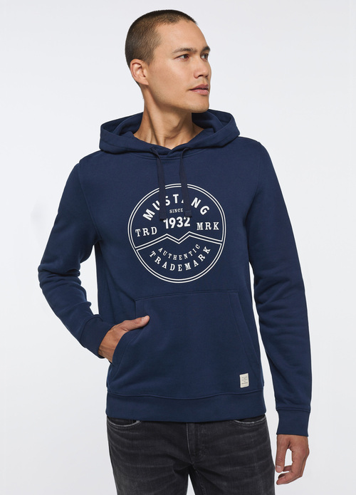 Mustang Bennet Hood Logo - Navy Blazer 1013073-5324