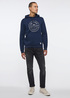 Mustang Bennet Hood Logo Navy Blazer - 1013073-5324 Mustang Bennet Hood Logo Navy Blazer - 1013073-5324