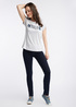 Mustang Logo Tee Light Grey Melane - 1005455-4141 Mustang Logo Tee Light Grey Melane - 1005455-4141