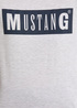 Damski T Shirt Mustang Alina C Logo Tee Light Grey Melange - 1010370-4141
