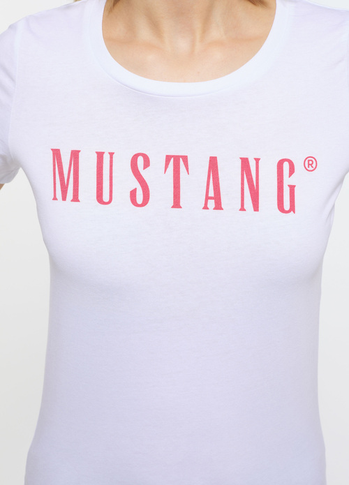 Mustang Alina C Logo Tee General White - 1013222-2045
