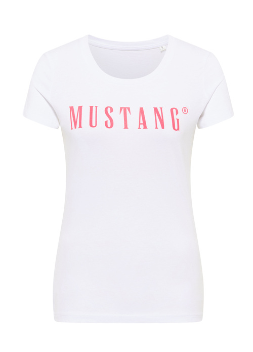 Mustang Alina C Logo Tee General White - 1013222-2045