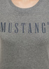 Mustang Alina C Logo Tee Light Grey Melange - 1013222-4141
