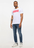 Meski T Shirt Mustang Alex C Logo Tee General White - 1013223-2045
