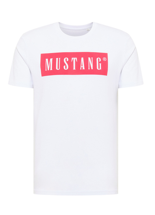 Meski T Shirt Mustang Alex C Logo Tee General White - 1013223-2045