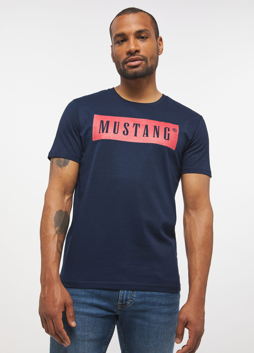 Mustang Alex C Logo Tee - Blue Nights 1013223-4085