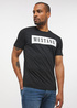 Meski T Shirt Mustang Alex C Logo Tee Black - 1013223-4142