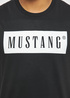Meski T Shirt Mustang Alex C Logo Tee Black - 1013223-4142