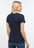 Damski T Shirt Mustang Alina C Logo Tee Blue Nights - 1013220-4085