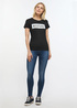 Mustang Alina C Logo Tee Black - 1013220-4142 Mustang Alina C Logo Tee Black - 1013220-4142