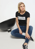 Mustang Alina C Logo Tee Black - 1013220-4142 Mustang Alina C Logo Tee Black - 1013220-4142