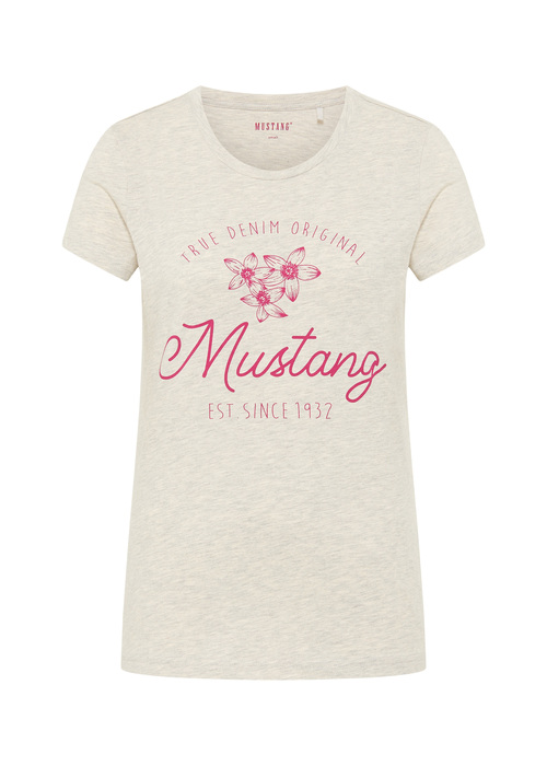 Mustang Jeans Style Alina C Print - Light Grey Melange 1012710-4141
