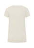 Damski T Shirt Mustang Jeans Style Alina C Print Light Grey Melange - 1012710-4141